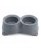 TROY DUO TR-40DG LARGE İKİLİ LÜKS MAMA & SU KABI - GRİ